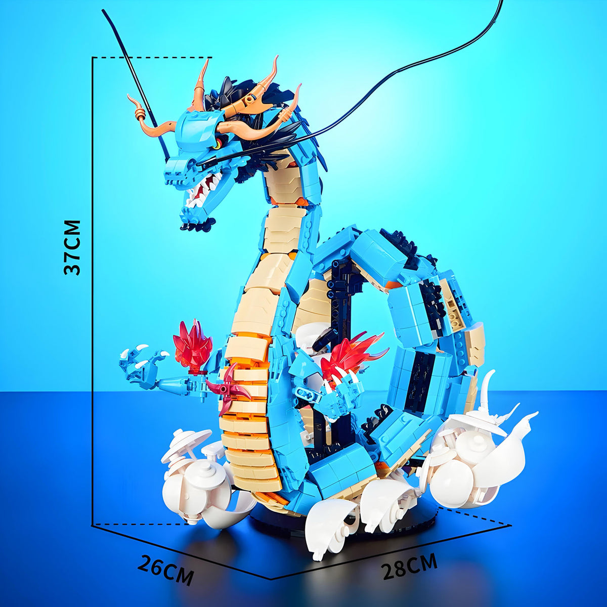 One Piece Lego - Azure Dragon Kaido (Collector's Model MOC)