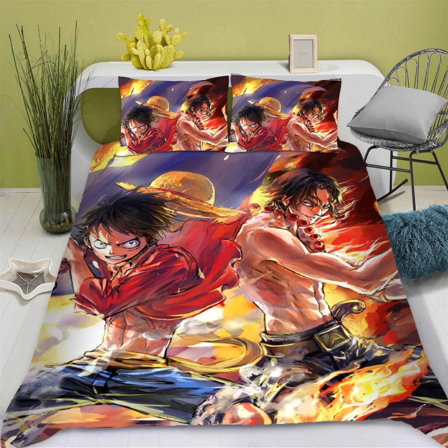 Komplet pościeli One Piece - Luffy Gear 4 Snakeman (Akcja)
