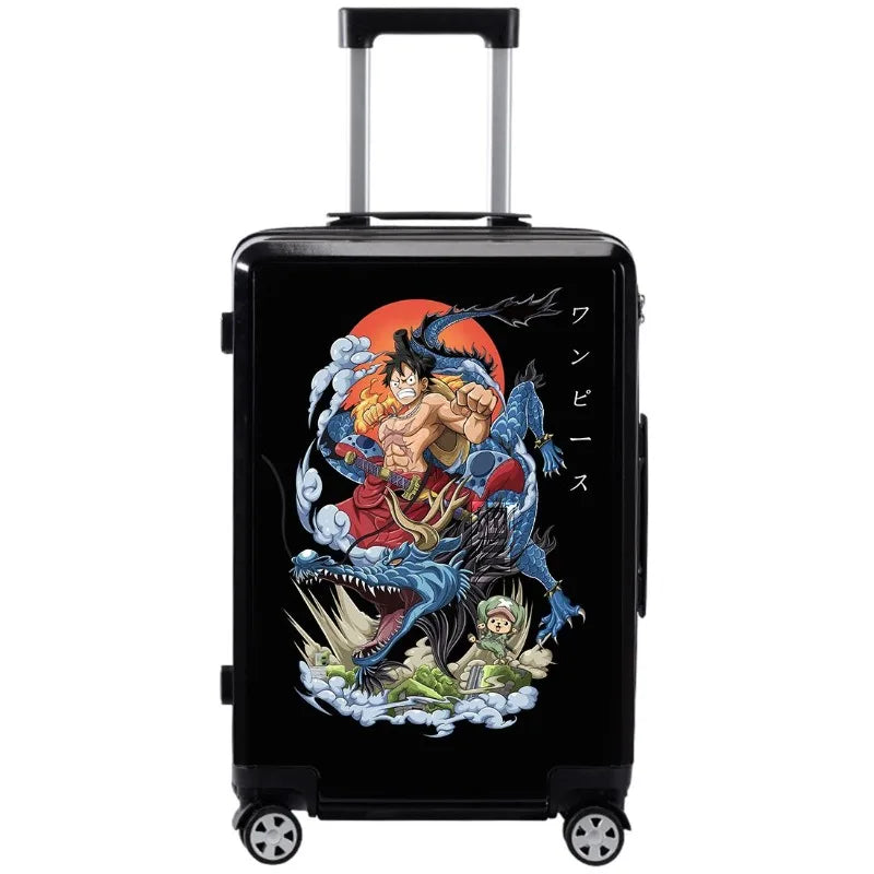 One Piece Suitcase - Straw Hat Crew Adventure (Black)