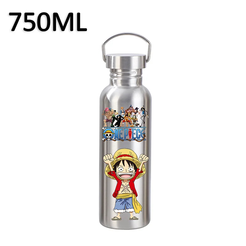 One Piece Water Bottle 750ml – Nami Manga Illustration