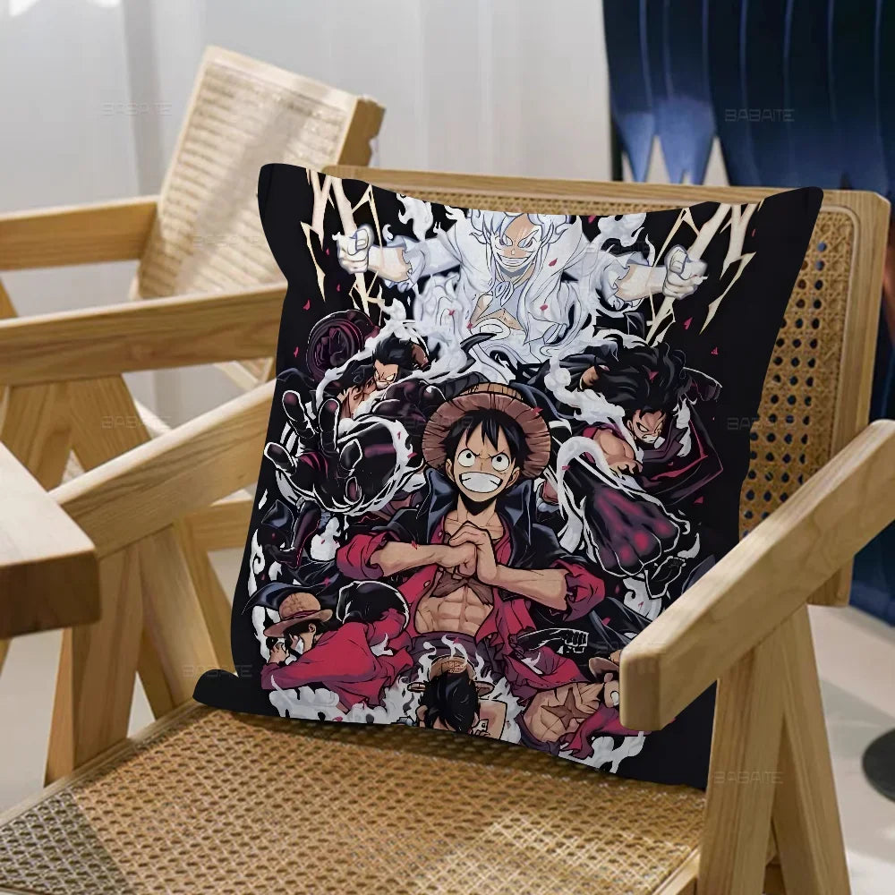 One Piece kuddfodral – Luffy och Ace (vapenbröder)