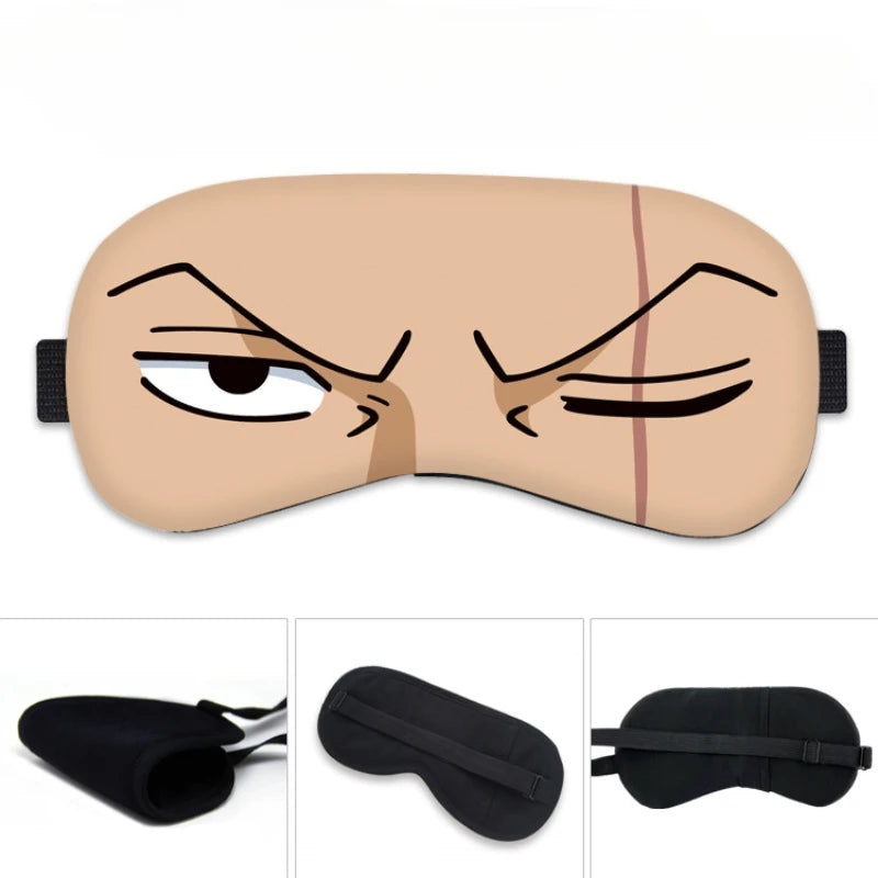 One Piece Sleep Mask - Roronoa Zoro Gaze Design