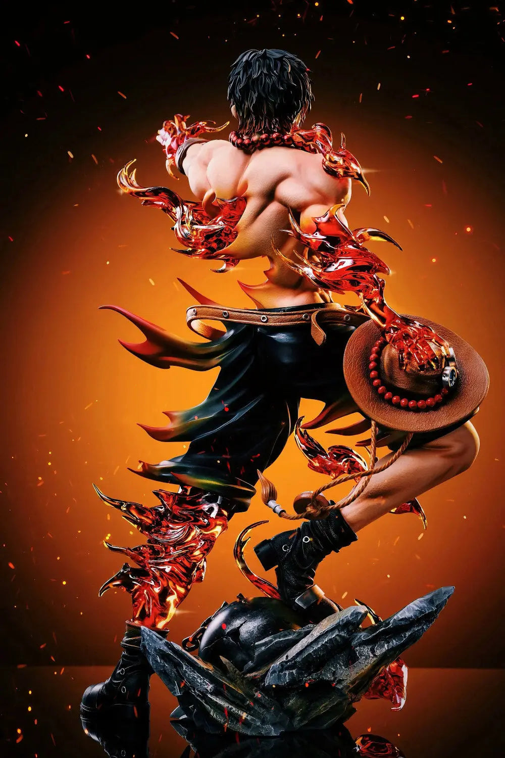 One Piece Statue - Portgas D. Ace (Intense Flame Effects)