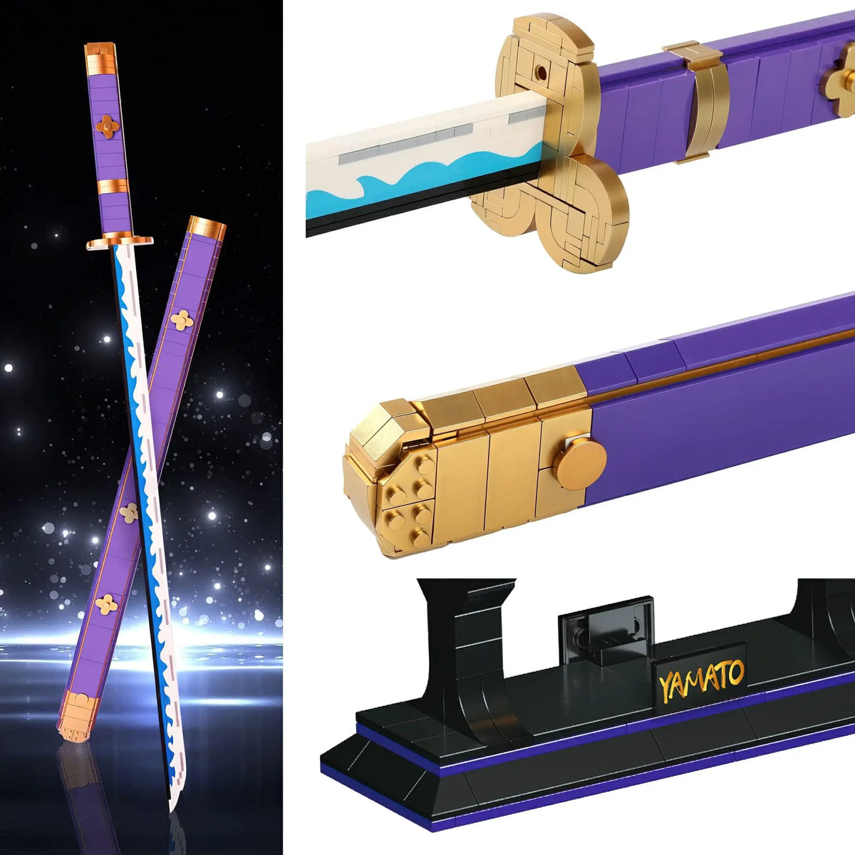 One Piece Sword - Zoro's Shusui Katana (936-Piece Model)