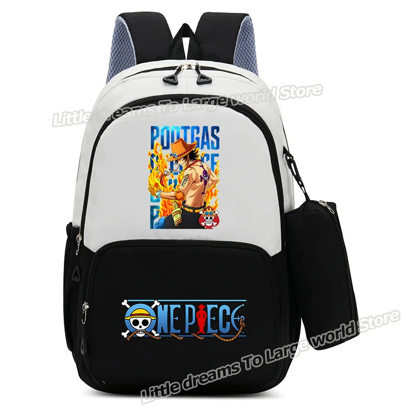 One Piece Backpack – Monkey D. Luffy Multicolored Pop Art