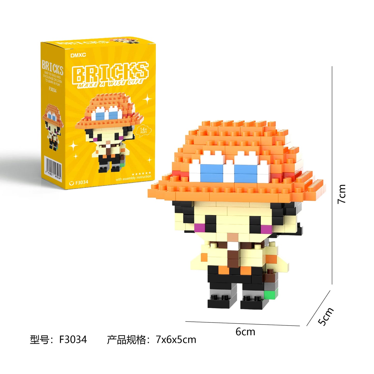 Lego One Piece – Portgas D. Ace (model do zbudowania)