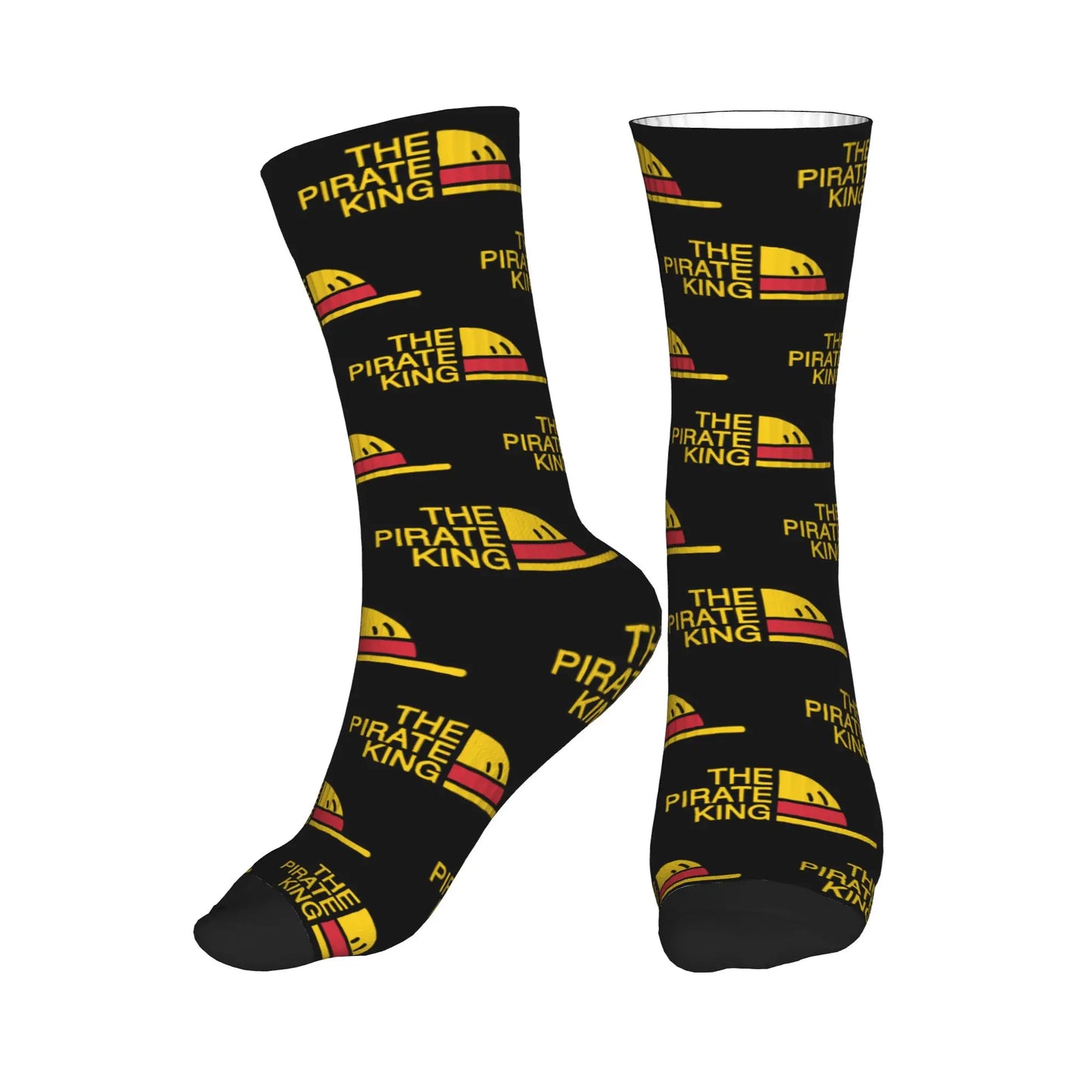 One Piece Socks - Black Wanted Posters