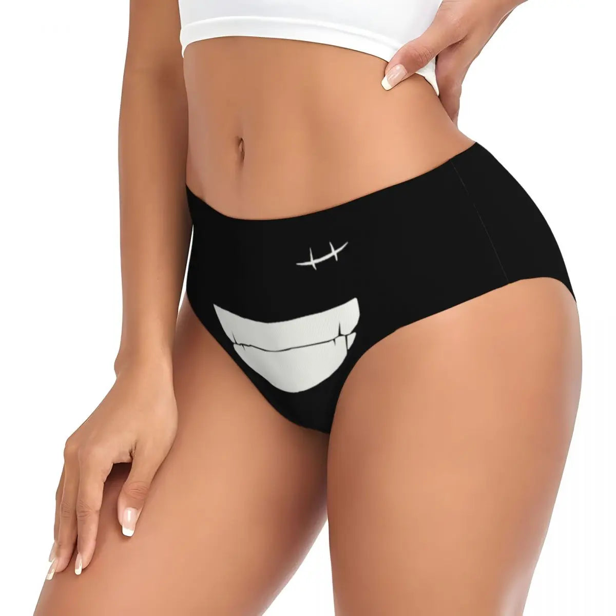 One Piece Briefs – Trafalgar Law Smile Design (Black)
