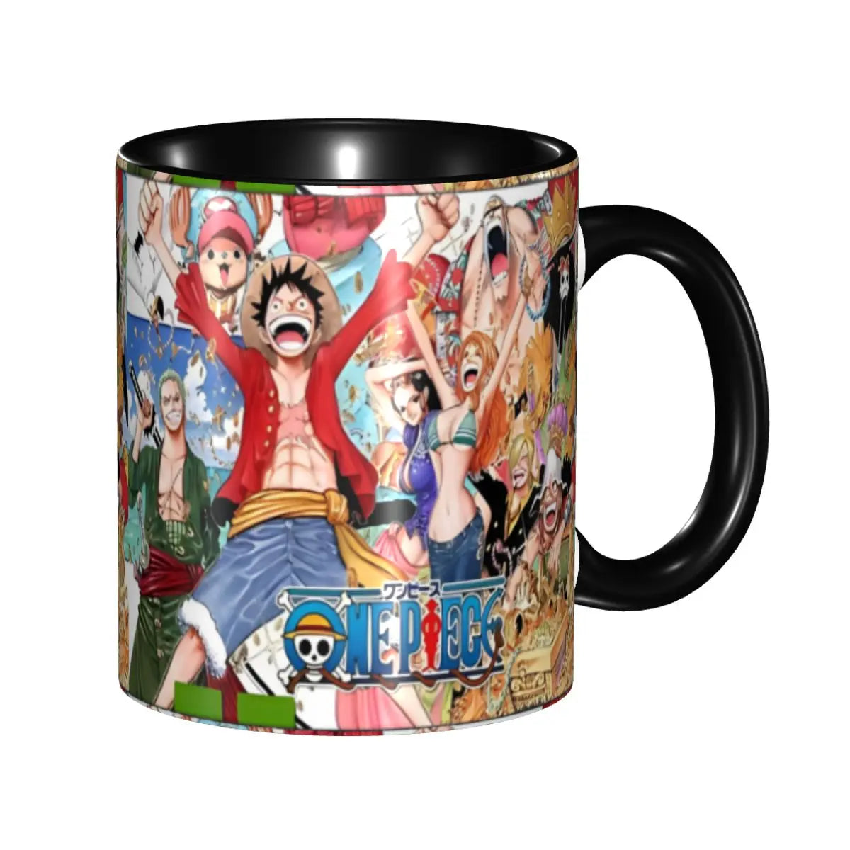 One Piece Mug - Complete Crew and Thousand Sunny