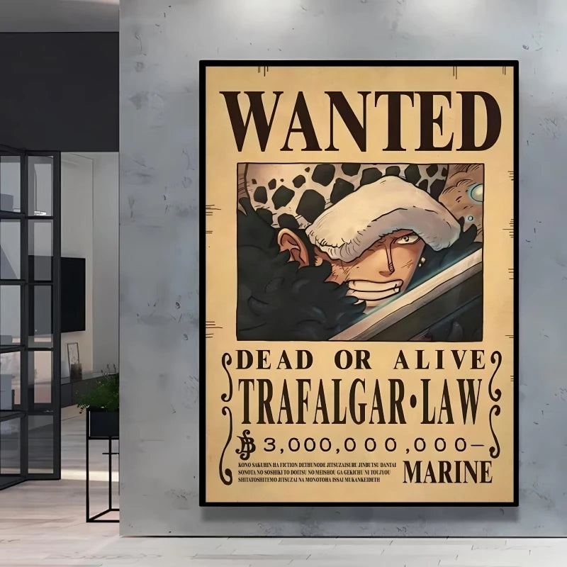One Piece Wanted Poster - Trafalgar Law (3 Billion)