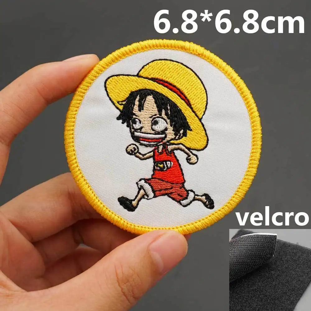 One Piece Patch – Monkey D. Luffy Small Format (Yellow Circle)