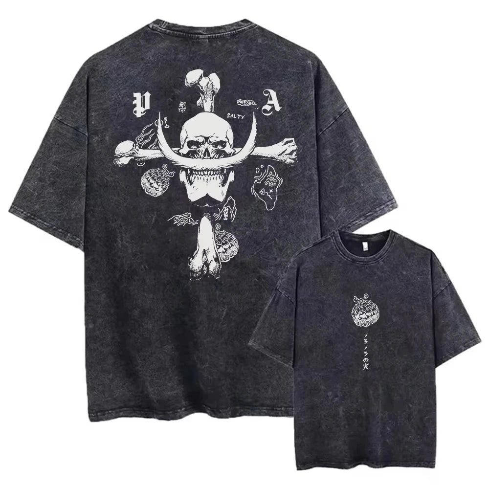 Vintage One Piece T-shirt – Whitebeard Edward Newgate (oversized style)
