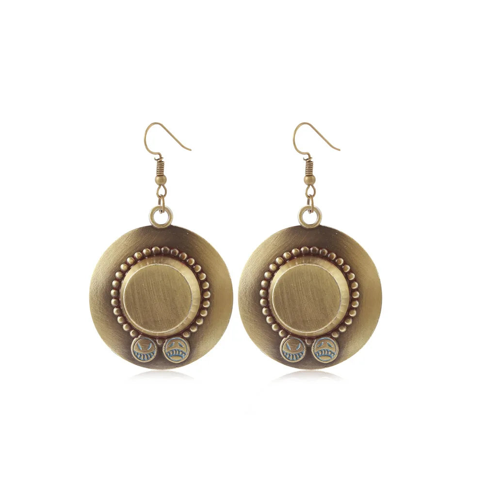 One Piece Earrings - Sabo & Flames Medallion