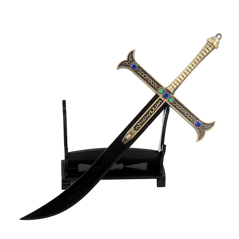 One Piece Mini Sword - Mihawk's "Yoru" Sword (24cm with Scabbard)