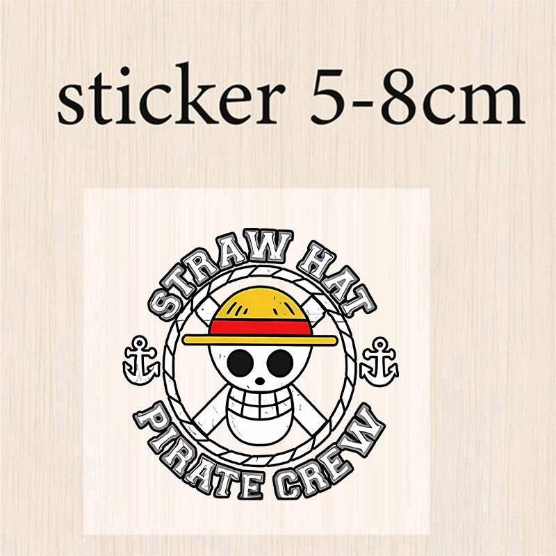 One Piece Sticker – Straw Hat Skull Logo