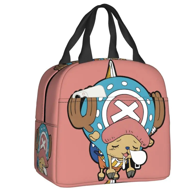 One Piece Insulated Bag – Tony Tony Chopper Minimal Pink