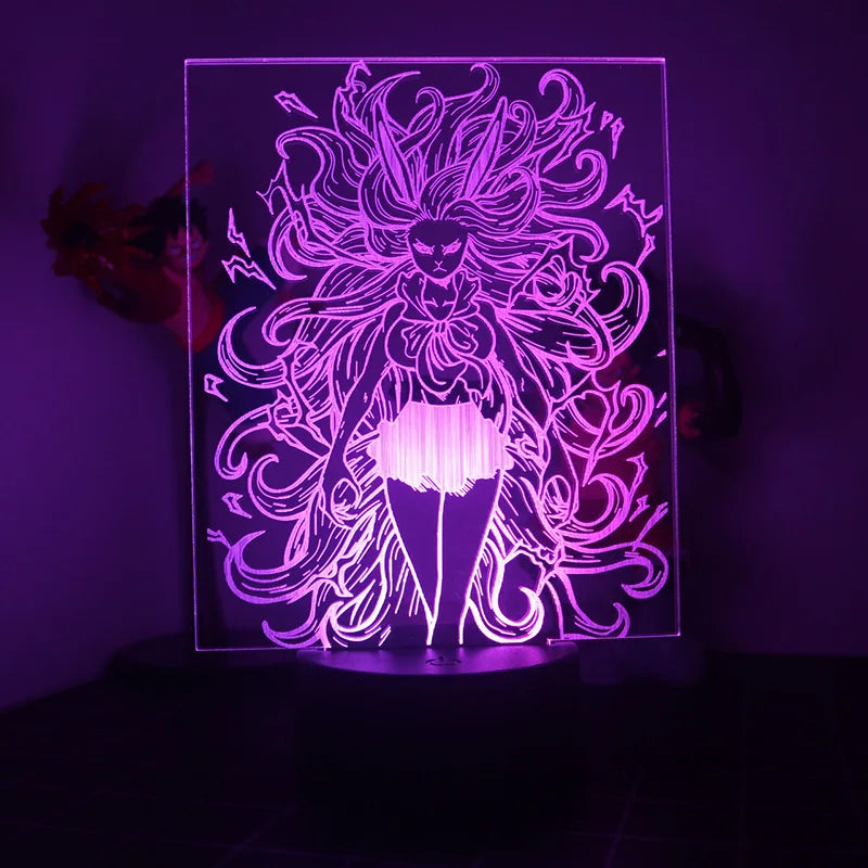 One Piece LED Night Light - Nico Robin Special Attack (Purple)