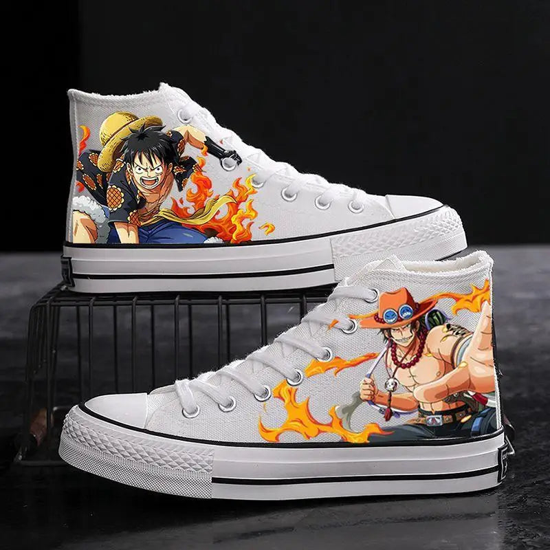 One Piece Sneakers - Sanji White