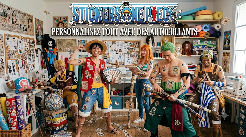 Stickers One Piece : personnalisez tout avec des autocollants