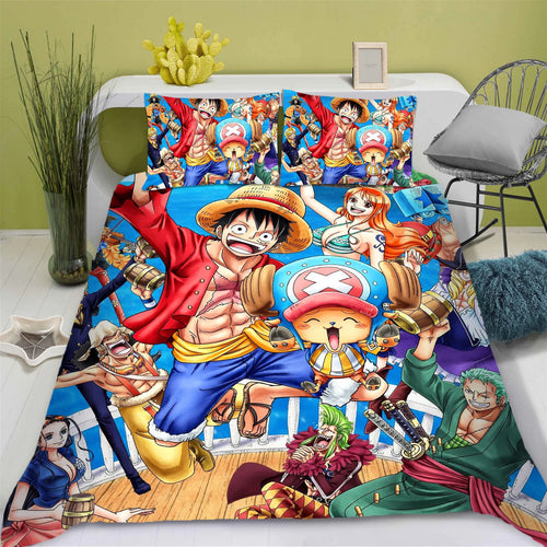 One Piece Bed Set - Complete Straw Hat Crew