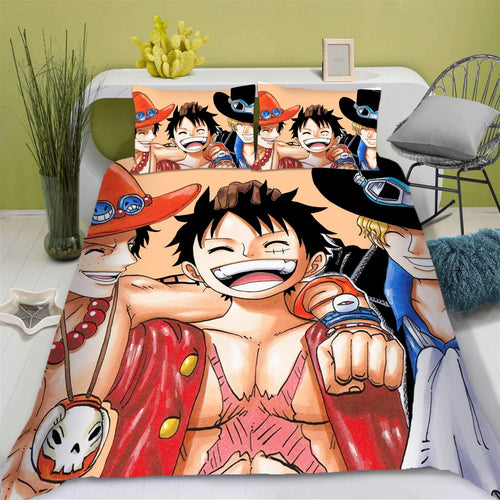 One Piece-bäddset – Monkey D. Luffy & Tony Tony Chopper