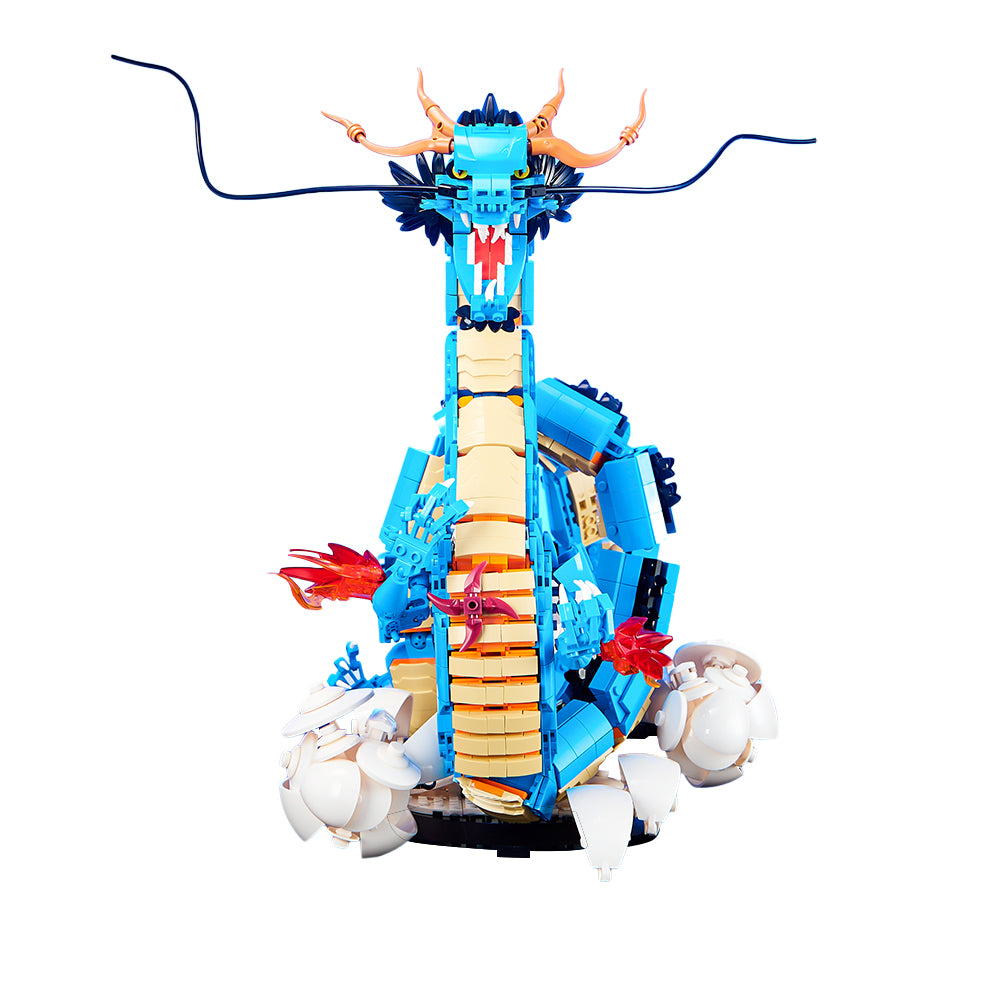 Lego One Piece – lazurowy smok Kaido (kolekcjonerski model MOC)