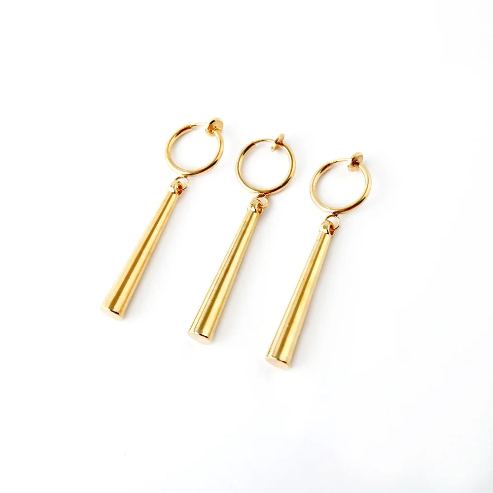 One Piece Earrings - Zoro-Style Dangling Hoops