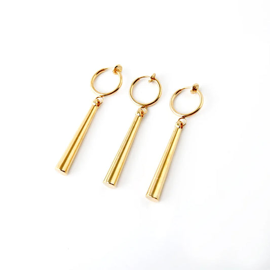 One Piece Earrings - Zoro-Style Dangling Hoops