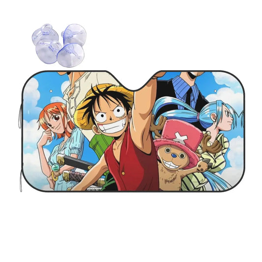 One Piece Car Sunshade - Nico Robin Portrait (Side Window)