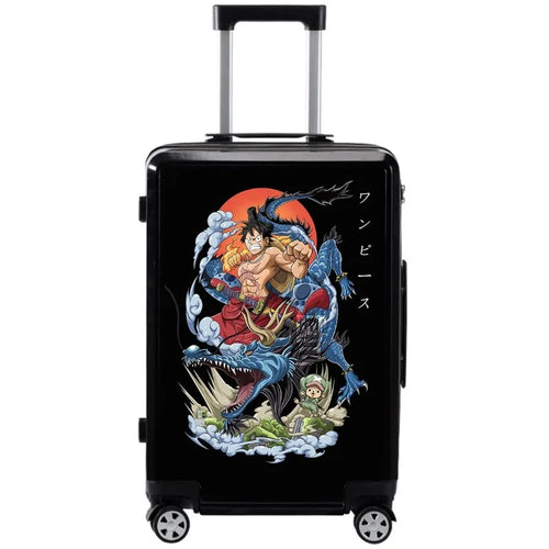 One Piece Suitcase - Straw Hat Crew Adventure (Black)