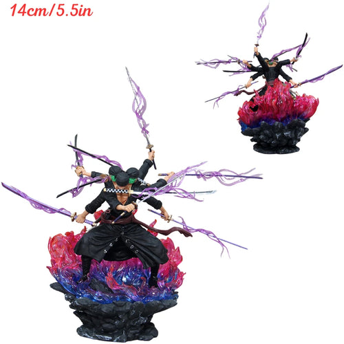 One Piece Figurine - Zoro "Ashura" Attack (Purple Effects)