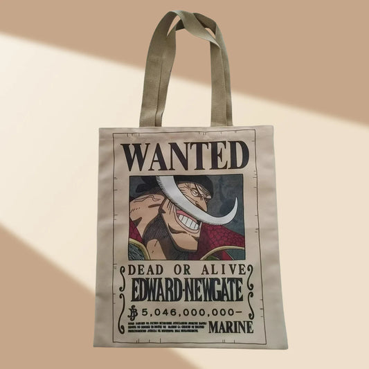 One Piece Tote Bag – Donquixote Doflamingo Wanted Poster