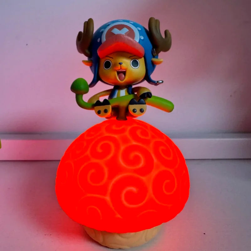 One Piece Figure - Tony Tony Chopper Sitting on Devil Fruit (Gomu Gomu)