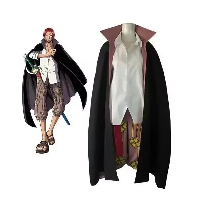 One Piece Cosplay Costume - Shanks the Red-Haired's Coat (Film Red)