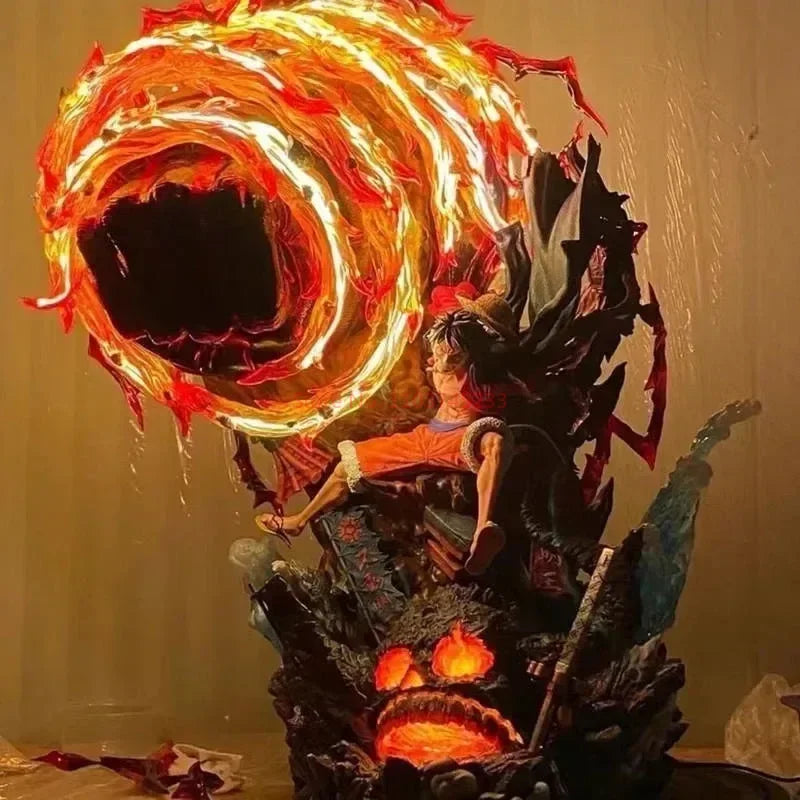 One Piece-staty – Monkey D. Luffy (Dynamic Fire-effekt – eldsnäv)