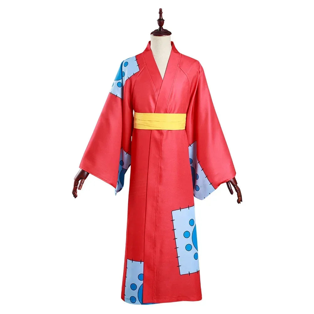 Kostium cosplay One Piece – kimono Monkey D. Luffy’ego (Wano)