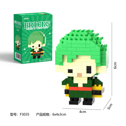 One Piece Lego - Roronoa Zoro (Buildable Model)