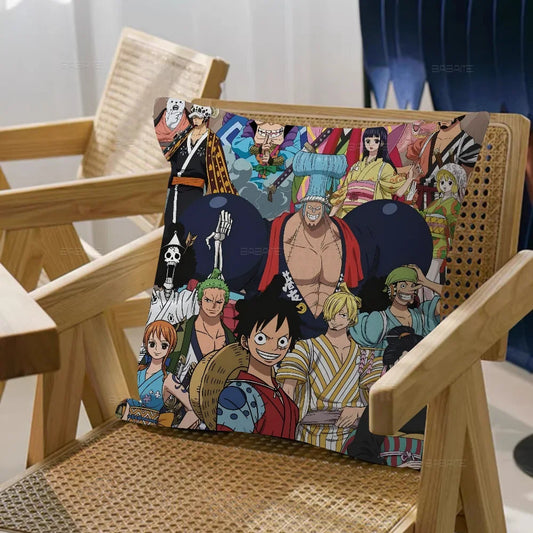 One Piece kuddfodral – individuella porträtt av Mugiwara