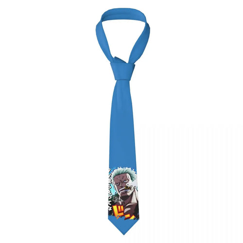 One Piece Tie – Blue Smoker Portrait