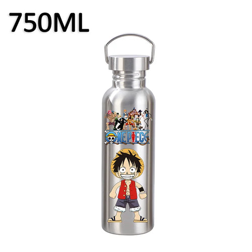 One Piece-vattenflaska 750ml – One Piece-piratlogotyp