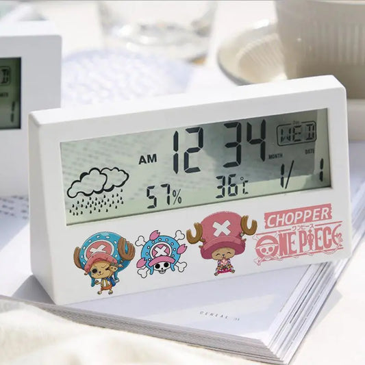 One Piece Digital Alarm Clock - Straw Hat Crew (White)