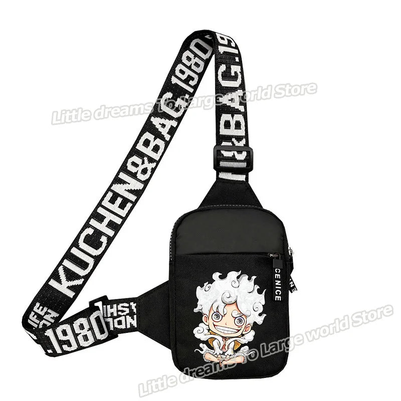 Torba na ramię One Piece – Monkey D. Luffy Czarno-biały