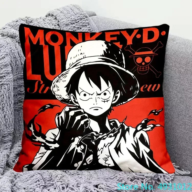 One Piece Cushion Cover - Monkey D. Luffy (Straw Hat)