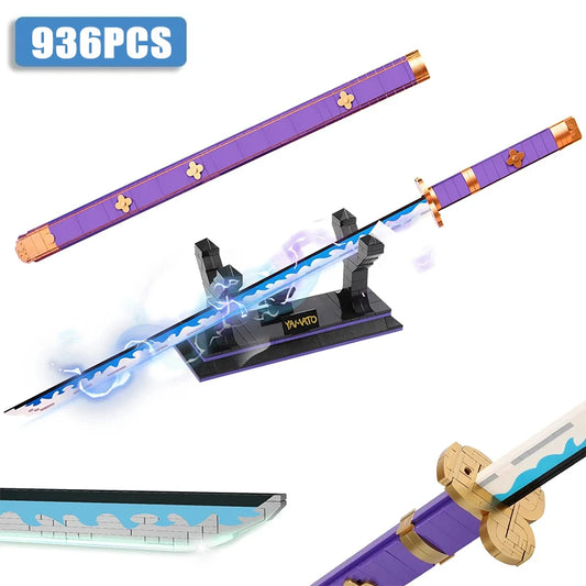 Miecz One Piece – katana Shusui Zoro (model z 936 elementów)