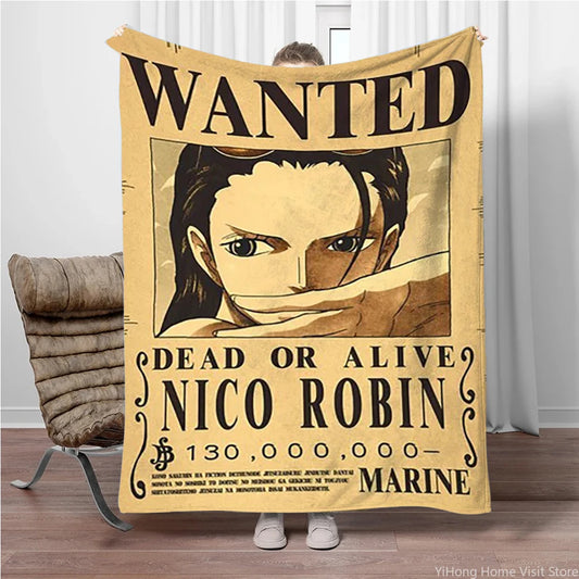 One Piece Wanted Blanket - Nico Robin (The Demon Child)