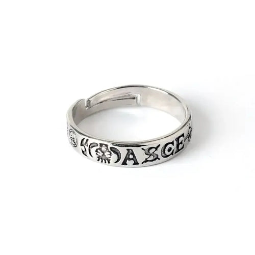 One Piece Ring - Ace & Spade Typography