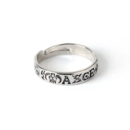 One Piece Ring - Ace & Spade Typography