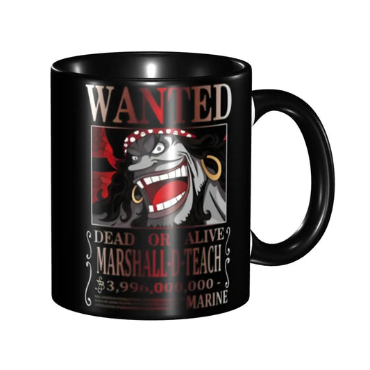 One Piece Mug - Wanted Marshall D. Teach (Blackbeard)
