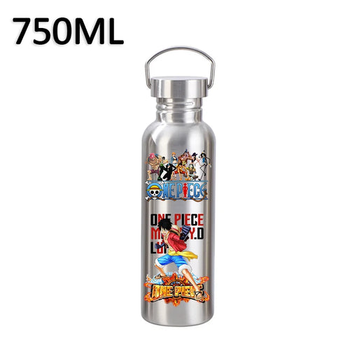 One Piece Water Bottle 750ml – Trafalgar Law Pirate Style