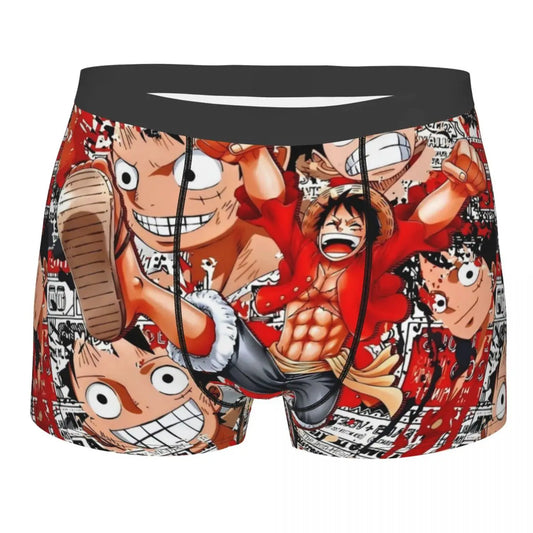 One Piece Boxer Briefs - Monkey D. Luffy Gear 2 Action